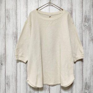 Kaloe Waffle Crew Neck T-Shirt 3/4 Sleeve